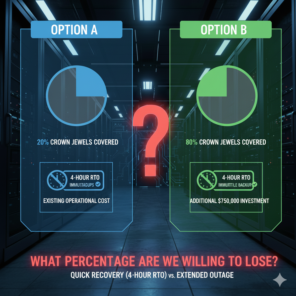Ransomware recovery readiness PLA comparison