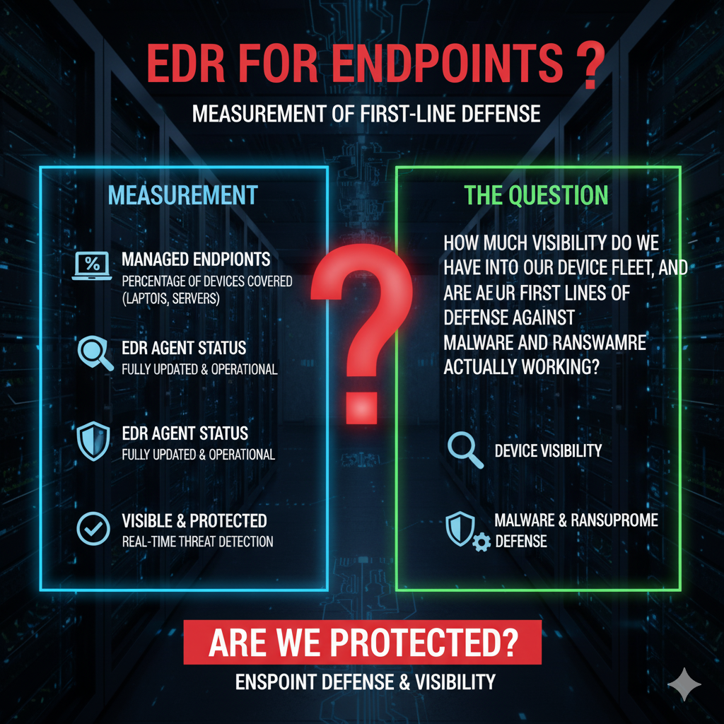 Endpoint Detection and Response coverage metric